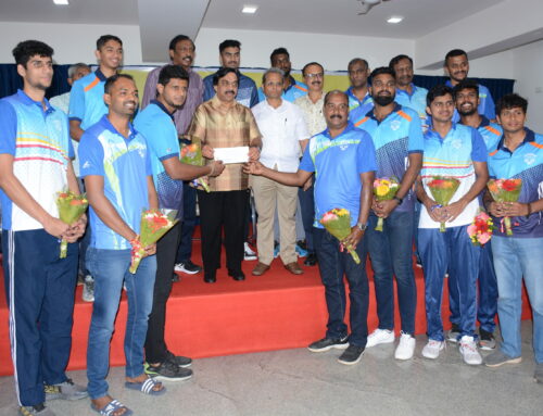 Felicitation Ceremony – Karnataka State Basketball Teams 2022